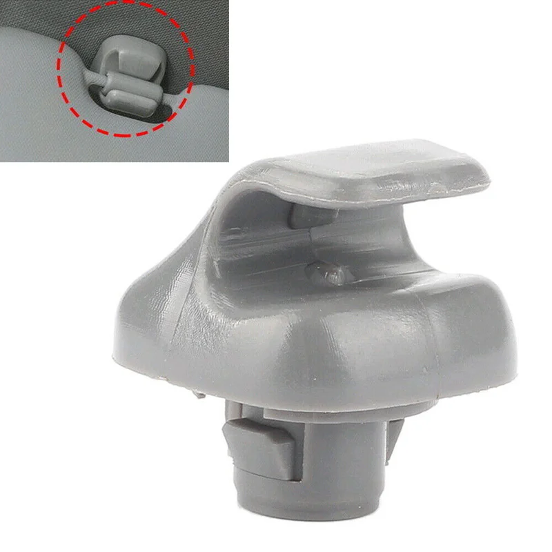 

1pc Interior Sun Visor Clip Fastener Clip Support Hook Holder Hanger Lights Mirror Gray 88217S04003za Replacement for Honda