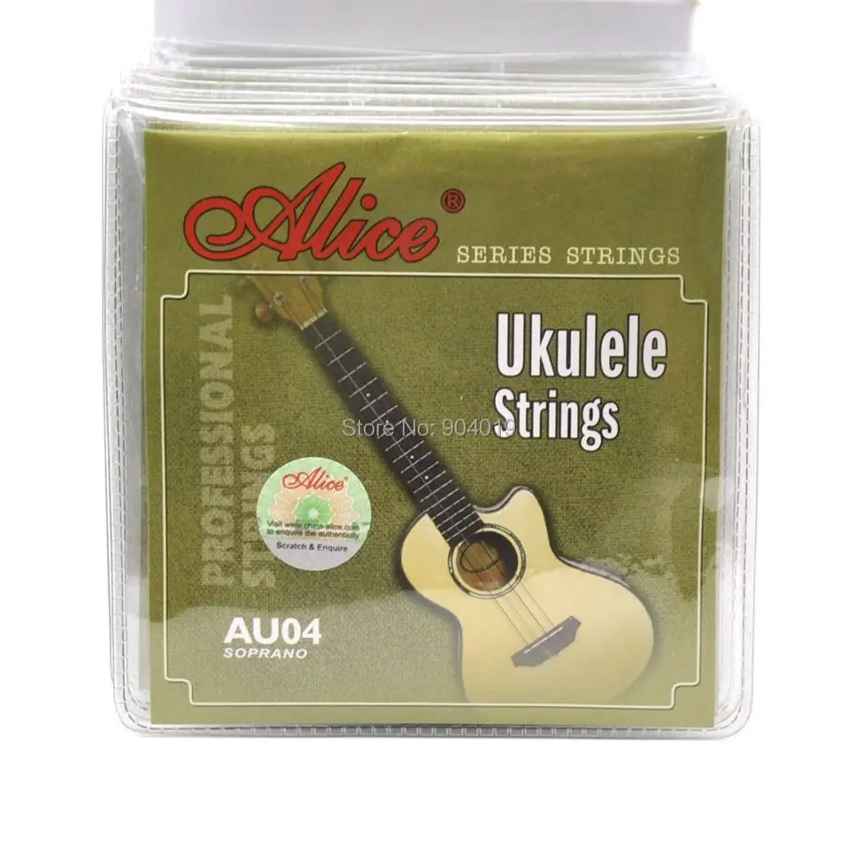 

20Sets Alice Ukulele Strings Soprano Clear Nylon BFDA 4 Strings Set AU04