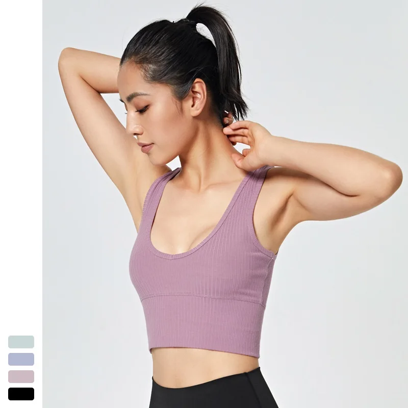 Спортивный жилет двойной одежды для женщин Летний фитнес бег тренажерный зал