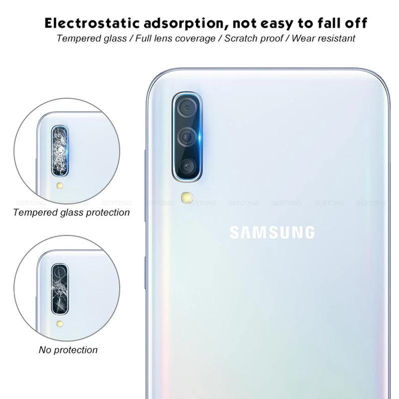 Защитное стекло 9D для задней камеры Samsung S10e S10 Plus A20 A30 A50 A70 | Мобильные телефоны и