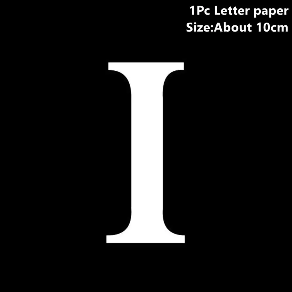 Paper Letter I Taoup детская прозрачная коробка для хранения воздушных шаров с днем рождения принадлежности для детского душа сувениры бумажная картонная коробка подарочная упаковка - Цвет: Paper Letter I
