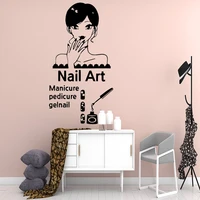 creative nail art wall sticker wall art stickers modern fashion wallsticker for kids room living room nordic style c13 24