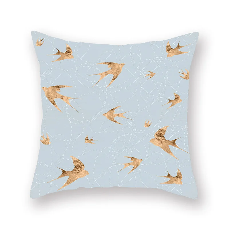 Свежая Подушка с изображением кактуса крышка облачным узором персиковая кожа