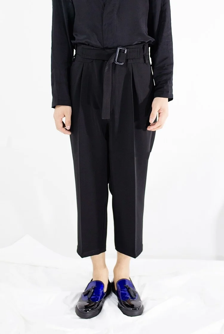 

casual Men's pants loose flared pants 9 points