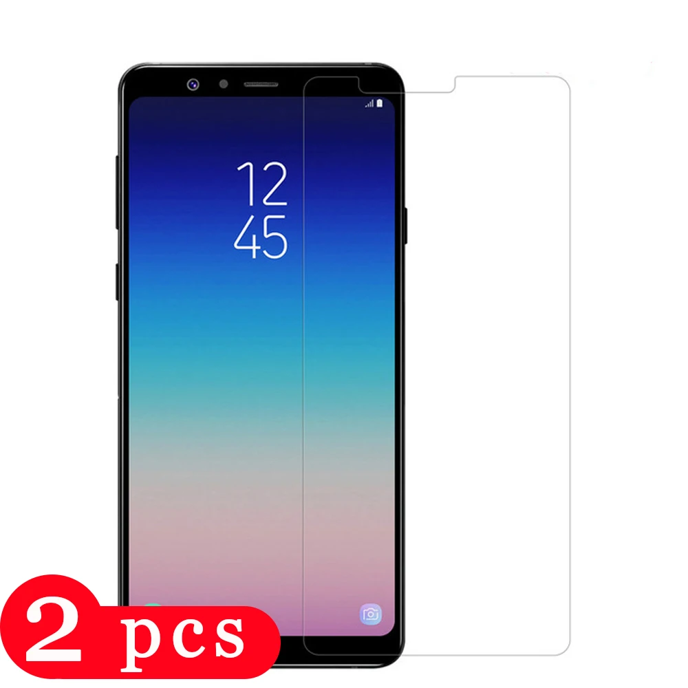 2 шт. 9H для samsung Galaxy j5 j7 pro 2017 j6 j8 2018 защитная пленка из закаленного стекла смартфона