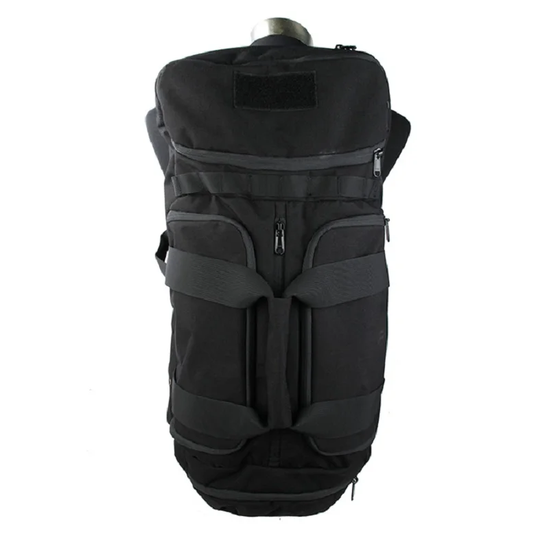 3015-BK Black New Outdoor Both Shoulders Backpack Cordura Fabric