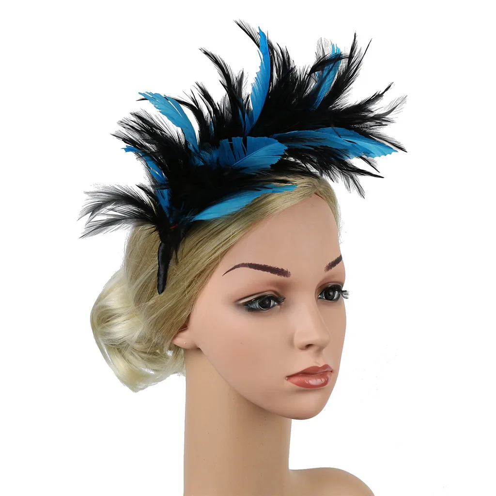 1 шт. аксессуары для волос женские повязки на голову перо НКИ gumgumki do wlosow opaska