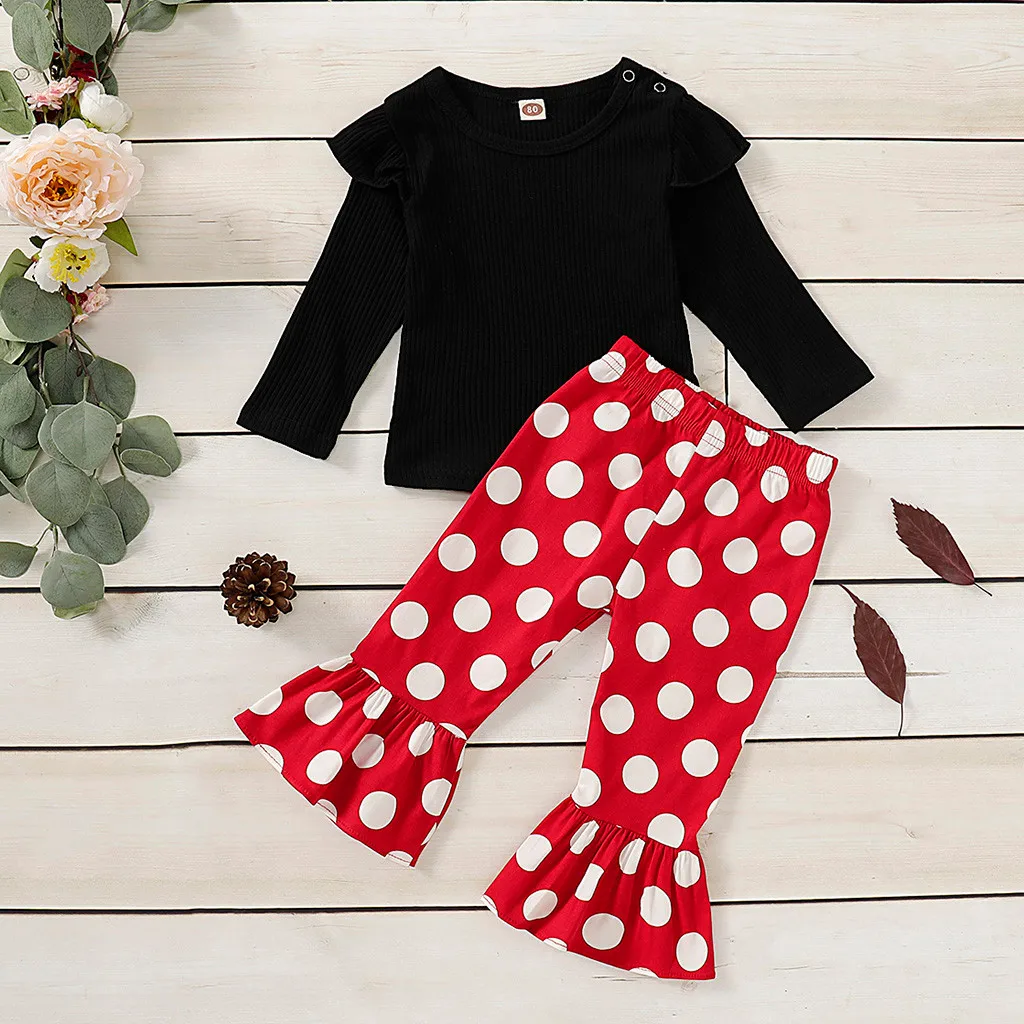 Однотонная футболка с длинными рукавами для маленьких девочек топы +