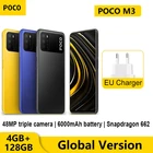 Глобальная версия POCO M3 4 ГБ ОЗУ 128 Гб ПЗУ телефон Snapdragon 662 Восьмиядерный 6000 мАч 6,53 