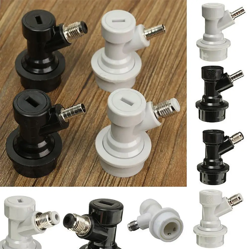 

Kegs Ball Lock Disconnect Quick Connector Barbed Threaded Brew Beer Dispenser