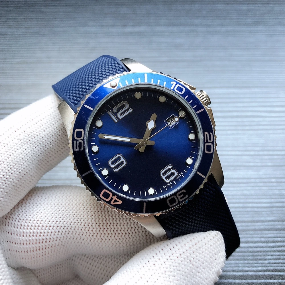 

Men's 41mm Casual Business Watch Ceramic Bezel Watch Automatic Mechanical Movement Waterproof Calendar Watch