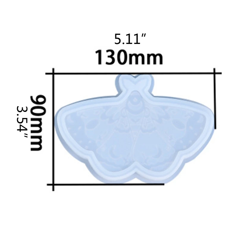 

Butterfly Coaster Crystal Epoxy Resin Mold Tray Plate Cup Mat Pad Silicone Mould