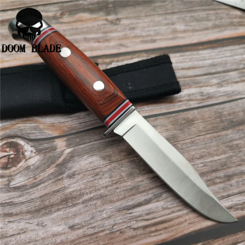 200mm 5CR15MOV Blade Knives Tactical Hunting Knife Outdoors Camping Survive Multi Tool with Nylon Sleeve | Инструменты