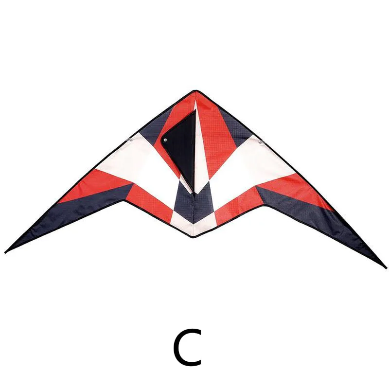 Цветные воздушные змей для детей и взрослых треугольной формы с длинным хвостом