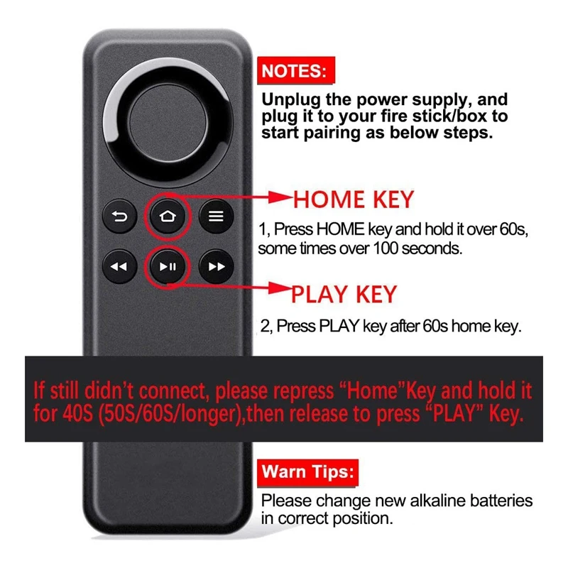 Сменный пульт дистанционного управления CV98LM для Amazon Fire TV Stick | Электроника