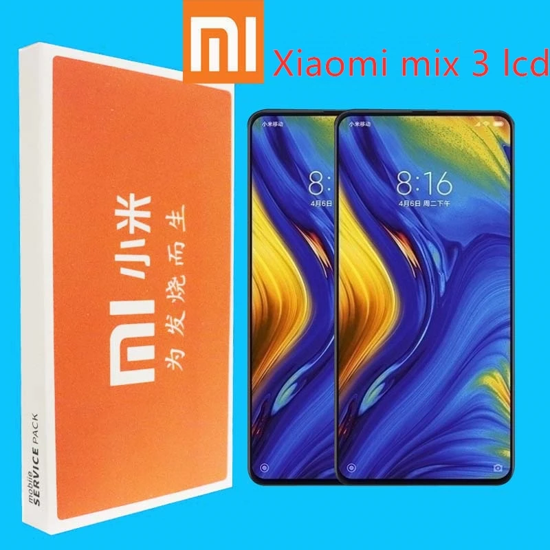 Оригинальный Amoled ЖК дисплей для XIAOMI MIX 3 кодирующий преобразователь сенсорного