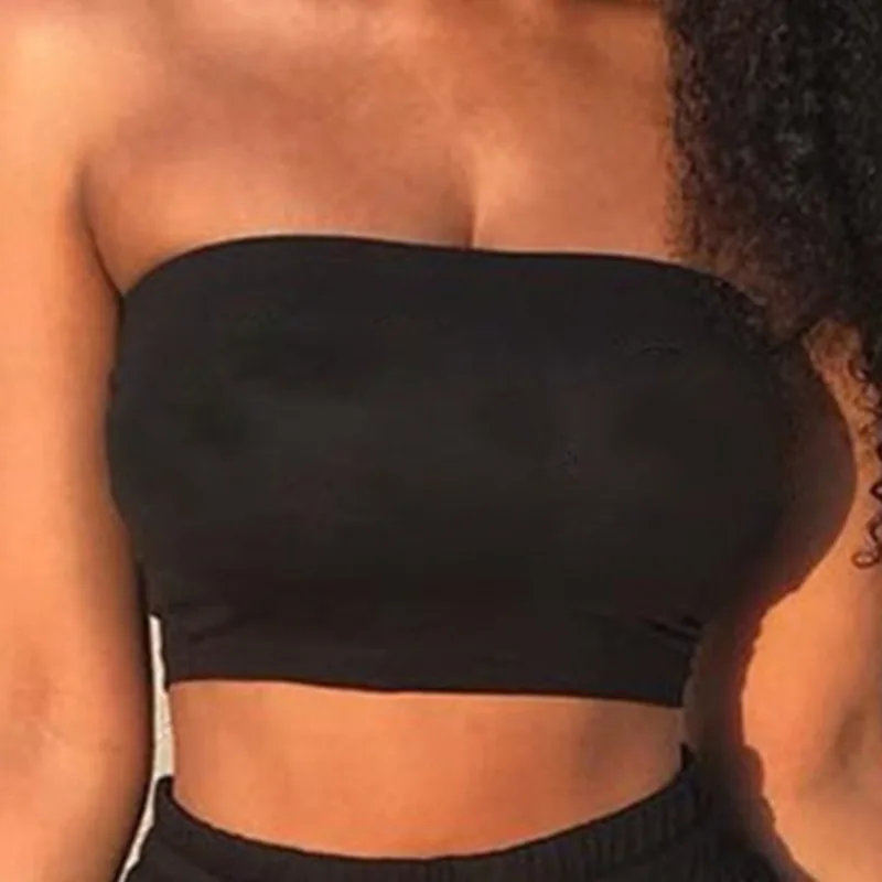 

Women Sexy Off Shoulder Tank Tops Vest Fashion Sleeveless Beach Crop Top Summer Solid Color Female Short Slash Neck Tanks Vest
