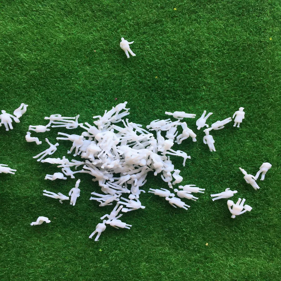 100 шт. 1: 200 миниатюрный Неокрашенный стол с песочным изображением создание