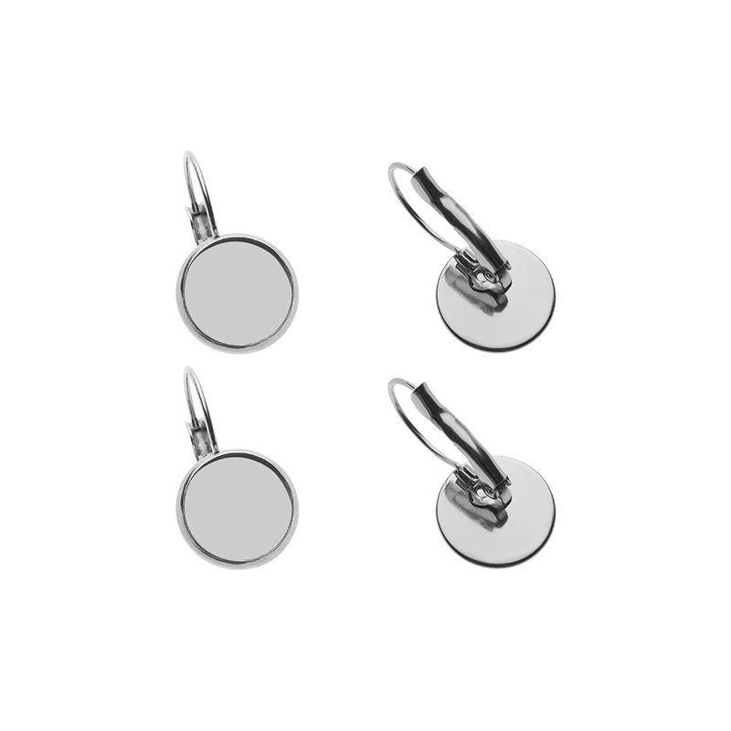 

Зажим для французского уха, основа для кабошона из нержавеющей стали, 10 шт., 8-20 дюймов, для изготовления ювелирных изделий своими руками