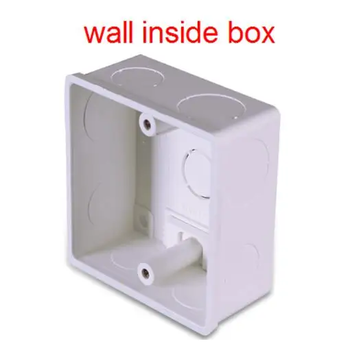wall inside box Умный домашний светильник Xiaomi Aqara Mijia с одной проволокой ZigBee, беспроводной ключ, настенный выключатель через приложение для смартфона - Цвет: wall inside box