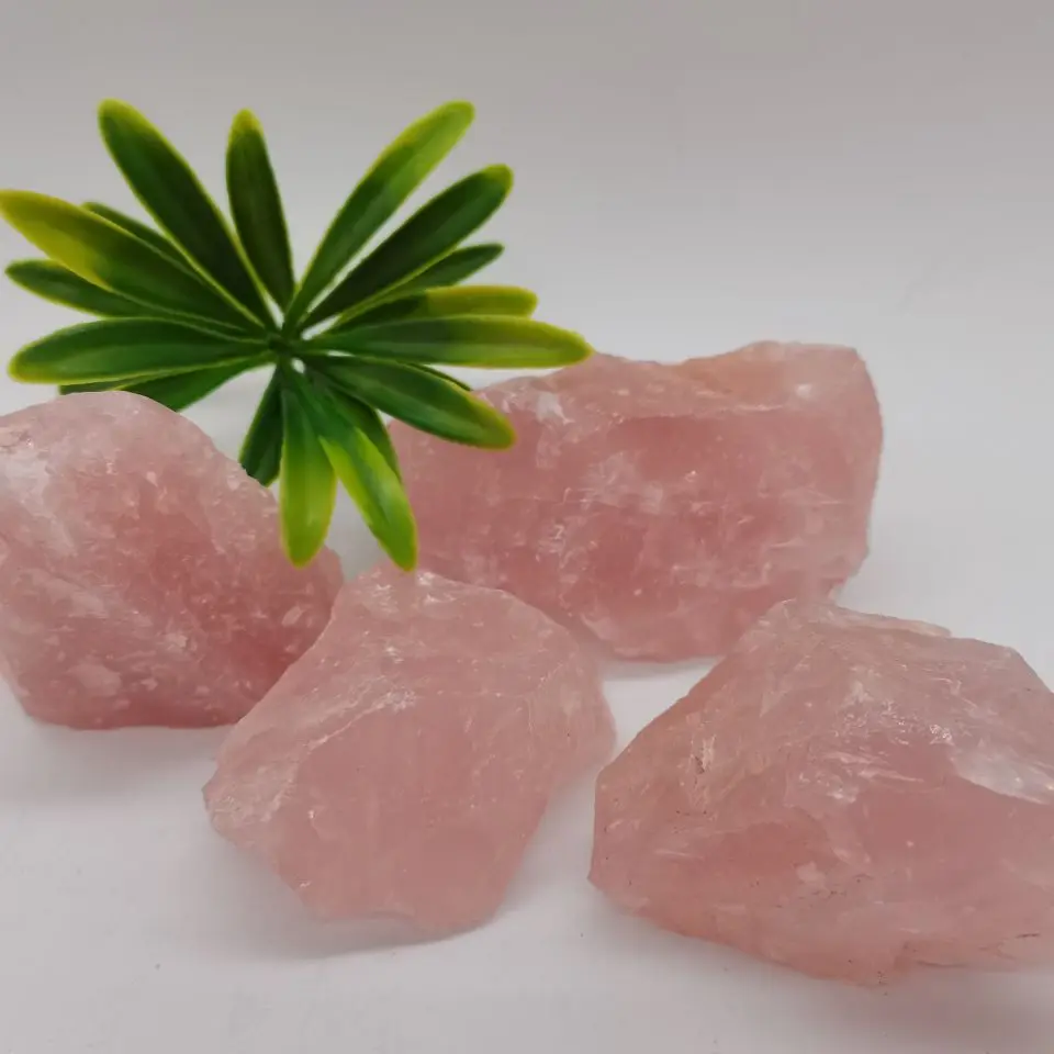 

Natural Raw Pink Quartz Crystal Stone Genuine Lucky Healing Natural Gemstones Polished Healing Crystals Specimen