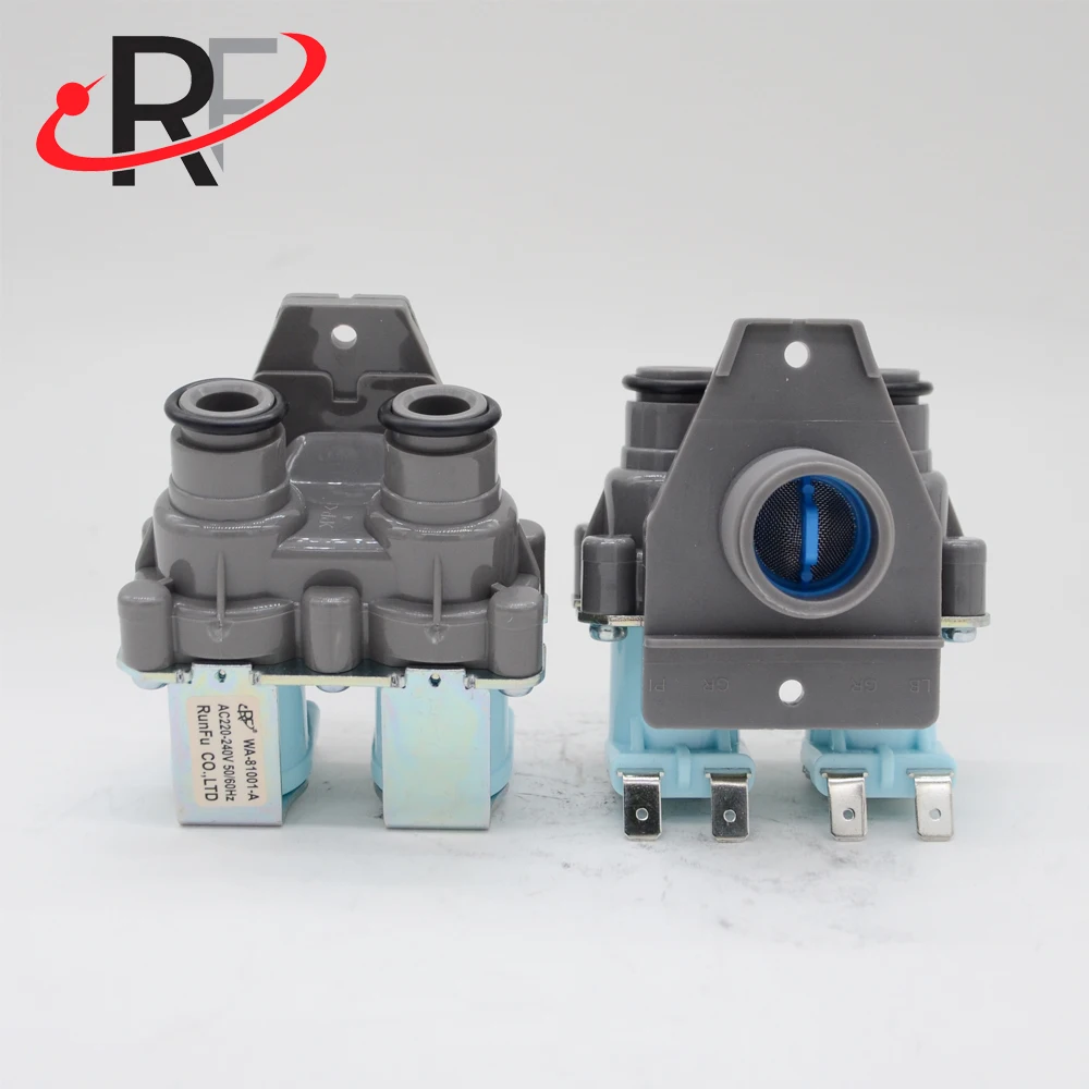 

Original Toshiba Little Swan Drum Washing Machine Inlet Solenoid Valve Double Head Inlet Valve WA-38B-8 Washer Parts