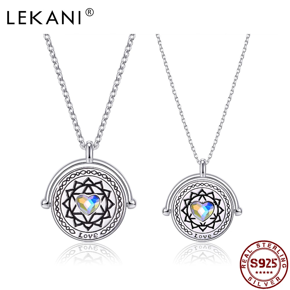 

Ожерелье из серебра 925 пробы, с кристаллом чакры, для влюбленных, 2021