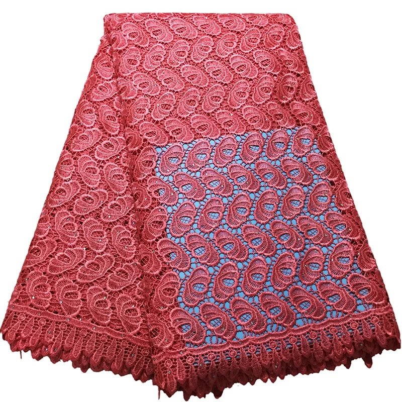 

Most popular Beautiful small flowers design newest heavy water soluble Lace PW48 Free shipping good quality cord Lace Fabric