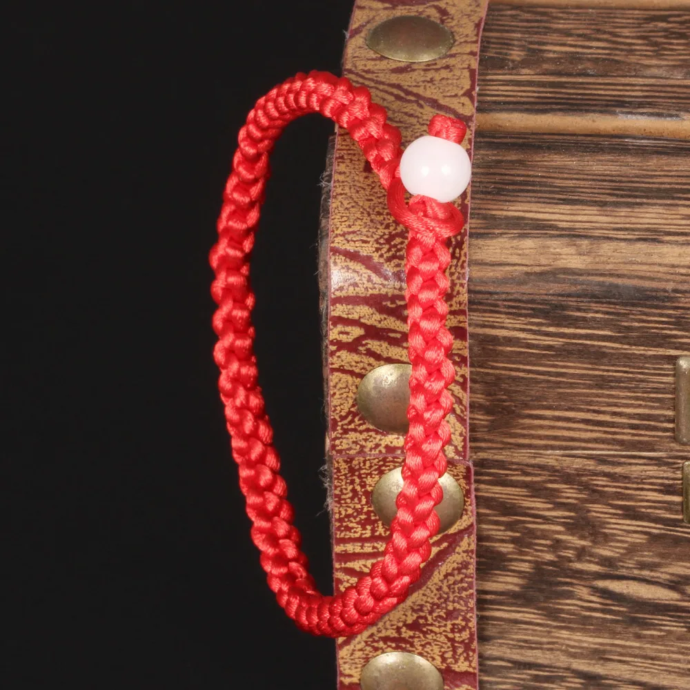 1 шт. браслет с красной нитью на руку плетеный в китайском стиле красный ручной