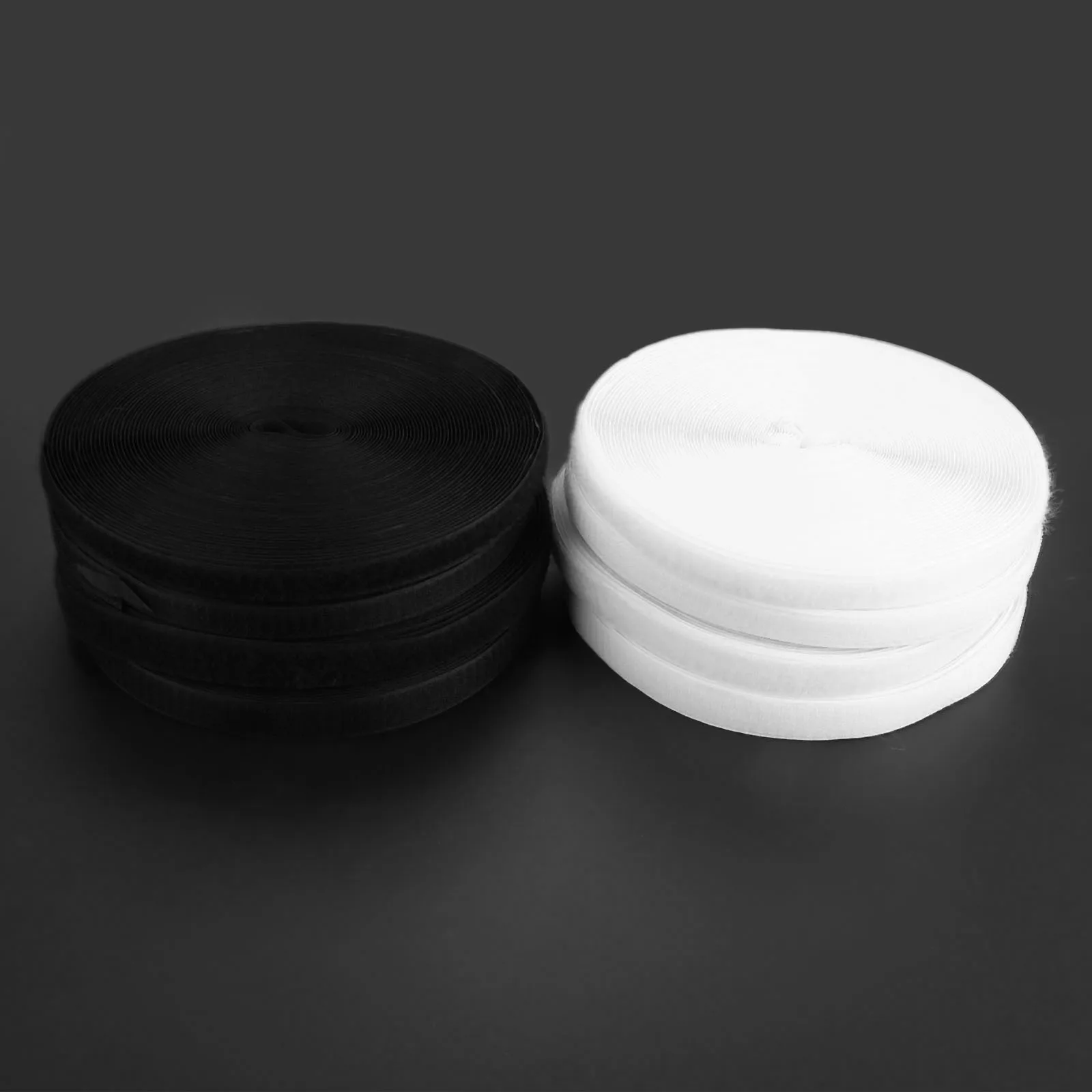 2 шт. 25 м черный белый цвет крюк и петля Magic нейлон Стикеры клей диски липучками |