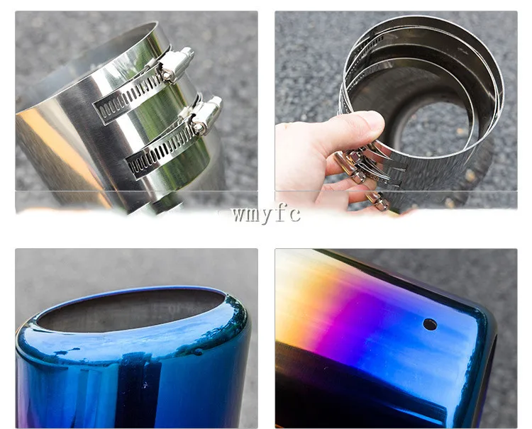 Stainless Steel Tail Exhaust Muffler Tip pipe For Toyota Land Cruiser 200 LC200 LEXUS 570 LX570 Car Styling Accessories | Автомобили и