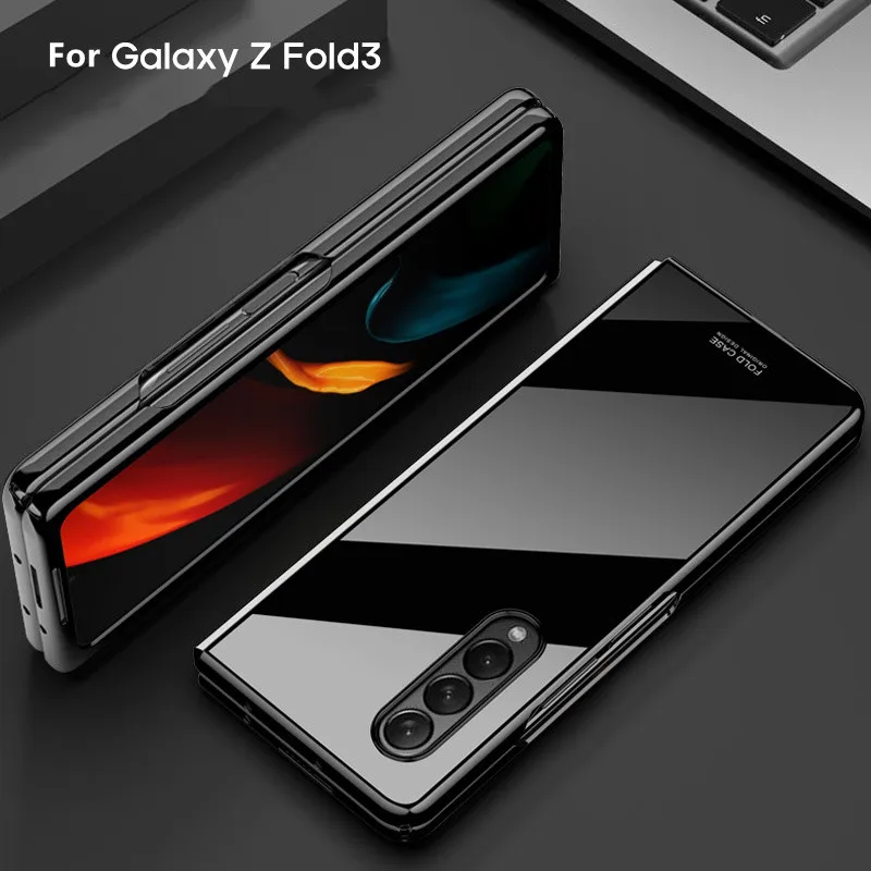 For Cover Samsung Galaxy Z Fold 3 5G Cases Bumper Case For Samsung Z Fold 3 5G Cover For Samsung Z Fold 3 Fold3 5G Fundas 7.6