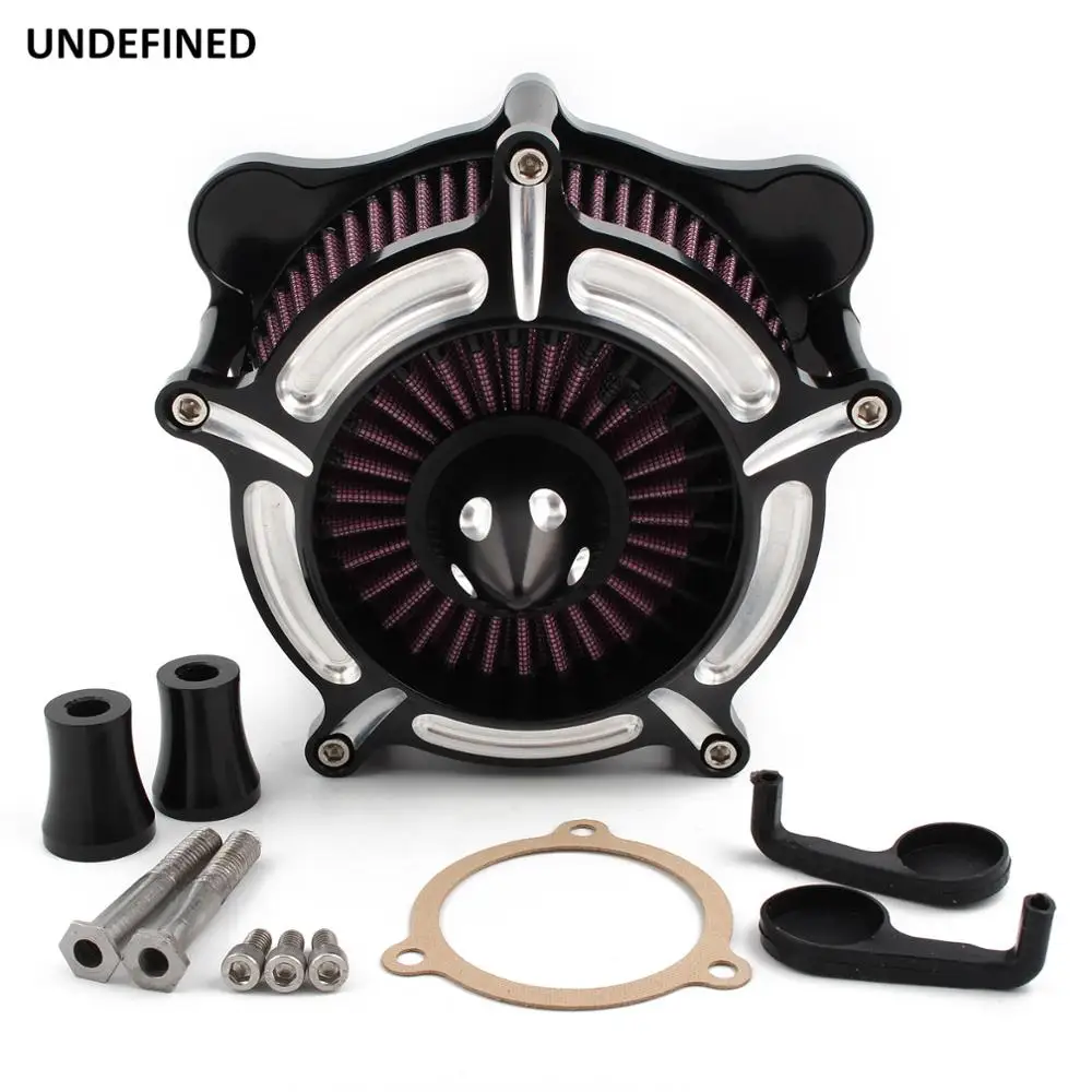 Воздушный фильтр для мотоцикла система фильтрации турбины контрастной резки Harley