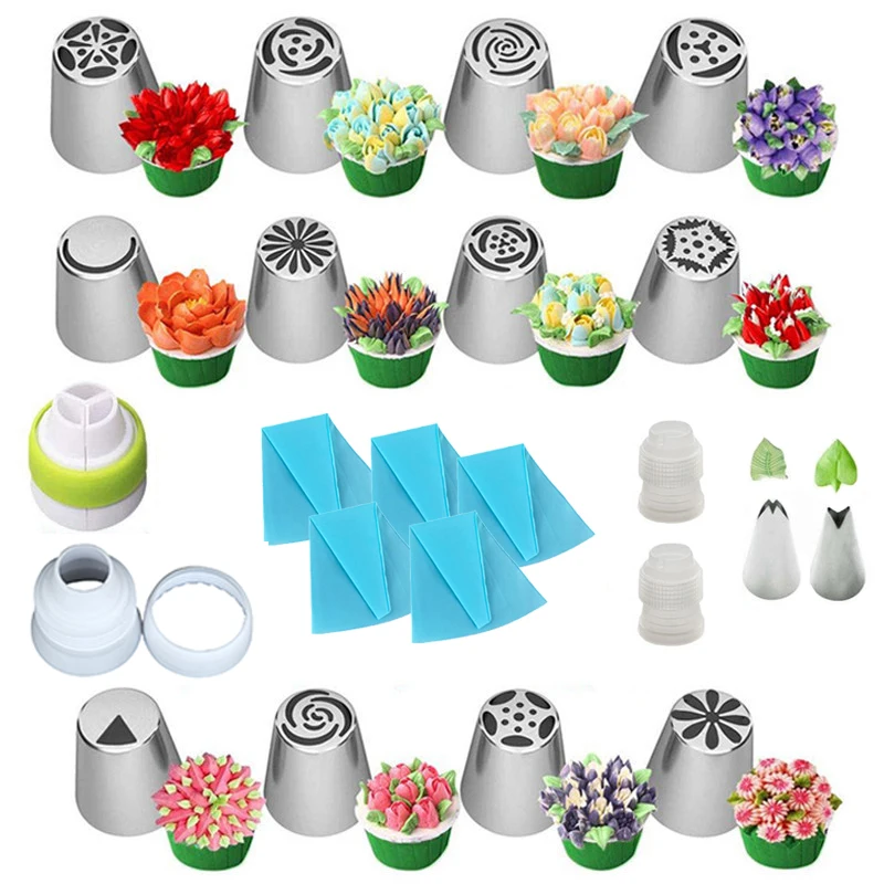 Набор насадок для тюльпана на русском языке кондитерский набор кремов из