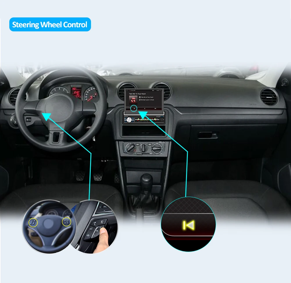 1 Din Android автомобильный мультимедийный авто радио dvd-плеер gps навигация с " сенсорный экран Съемная панель Поддержка wifi Зеркало Ссылка