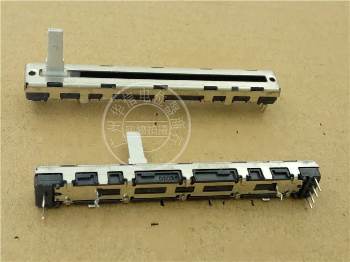 2шт для благородного прямого потенциометра скольжения D10K D103 behringer 1832 Soundcraft FOLIO-4 Mono