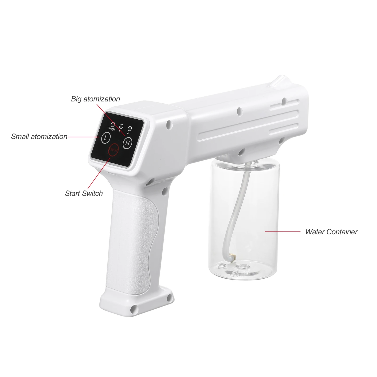 

Portable Nano Atomizer Electric Sprayer Handheld Rechargeable Nano Steam Atomizer 300ml Intelligent Spray Machine