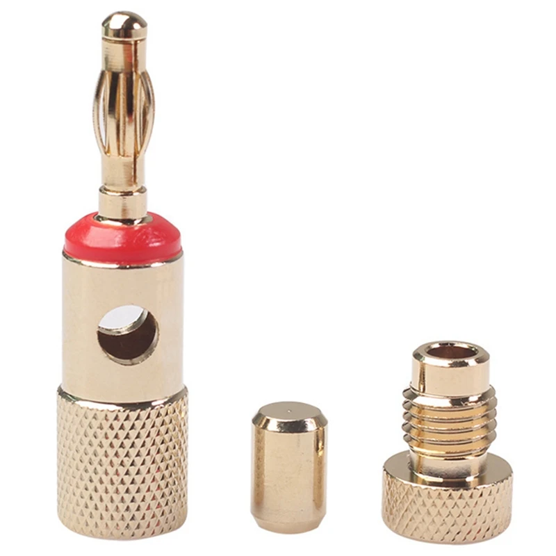 Полностью медный зажим типа банан с банановым штекером разъем 4 мм для