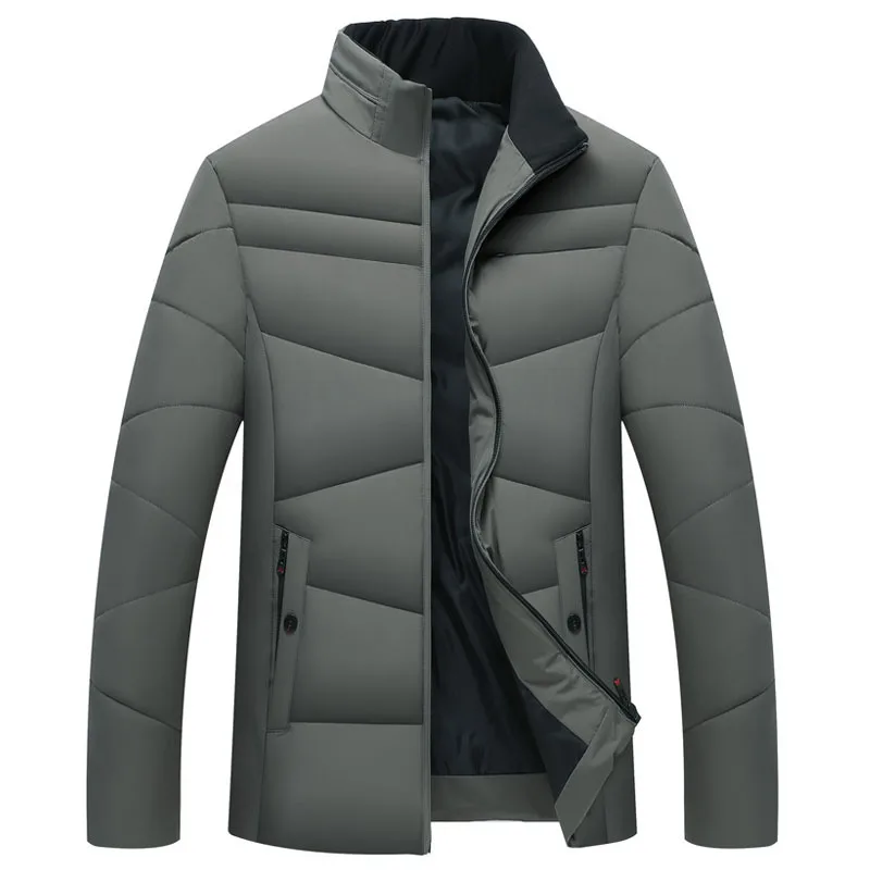 Лидер продаж новинка зимняя мужская ультратонкая пуховая куртка на молнии