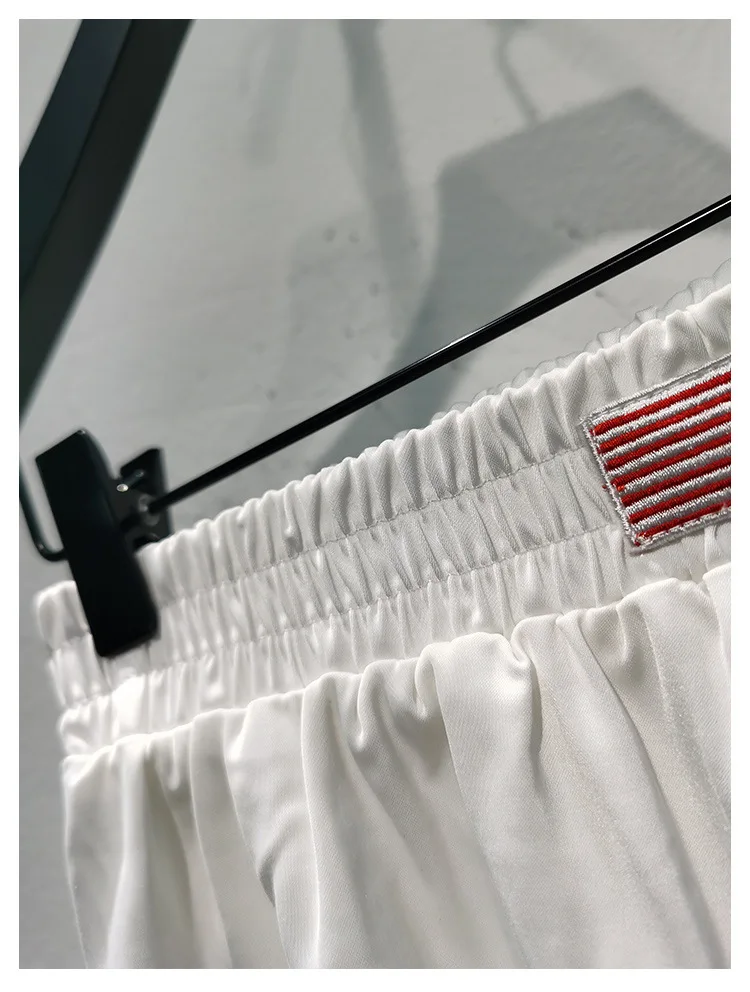 

High Quality AW King Women Spring and Summer New Wild Flag Embroidery Loose Wild Letter Shorts Female Tide