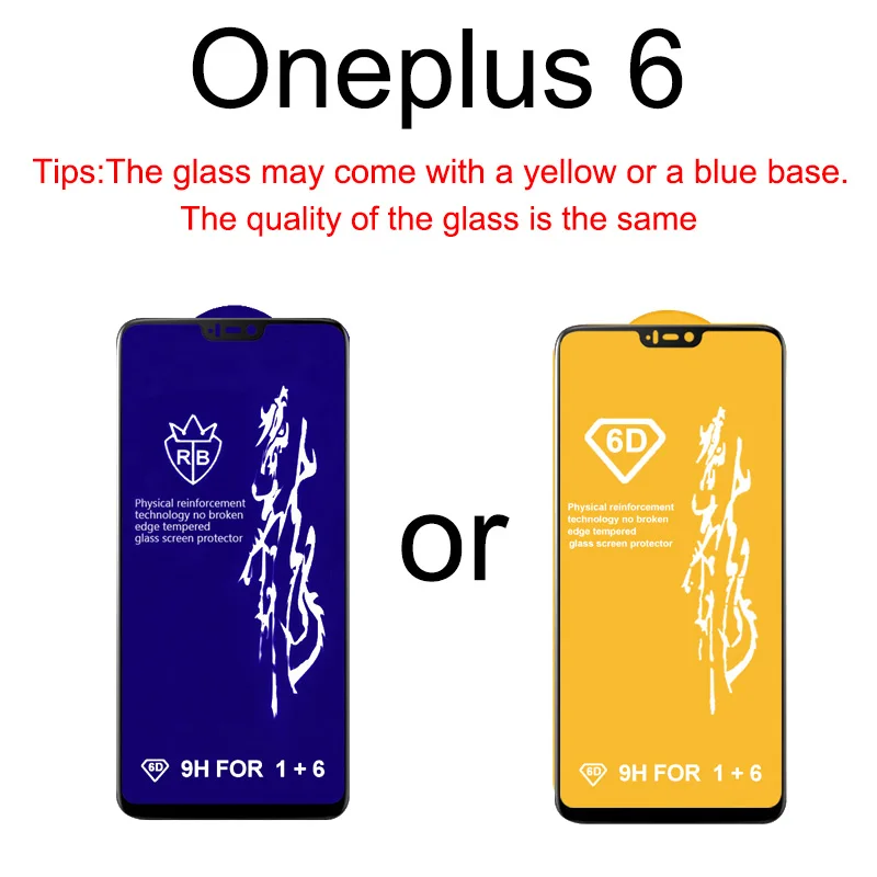 for Oneplus 6 6D закаленное стекло для One Plus Oneplus 7t 7 Pro 6T 6 5T Чехол протектор экрана Oneplus7 пленка стекло для Oneplus 7t 7 Pro 5T 5 6T 6 - Цвет: for Oneplus 6