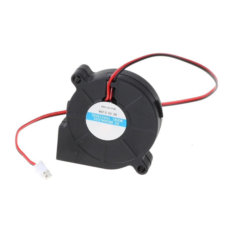 

2021 New 50mmx15mm DC 5V 2-Pin Computer PC Sleeve-Bearing Cooler Blower Cooling Fan 5015