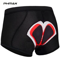 phmax 5d gel padded cycling underwear mtb bicycle cycling shorts riding mountain bike sport underwear compression cycling tights