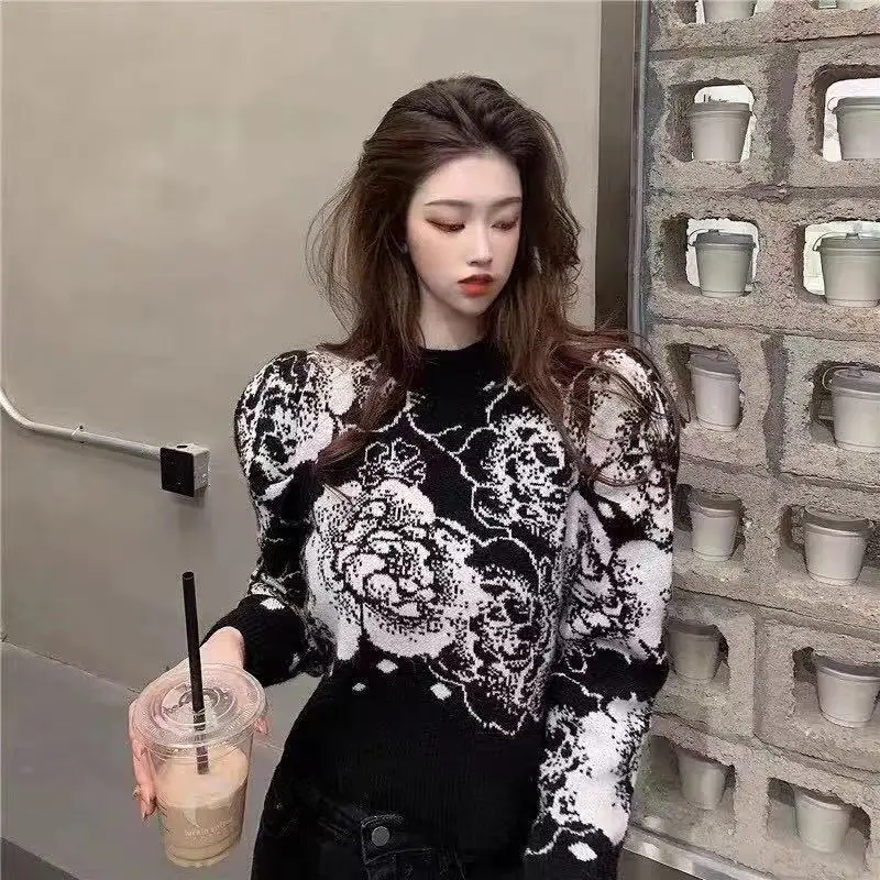 

Sweaters YK11705 Fashion 2021 Runway Luxury famous Brand European Design party style women's Clothing