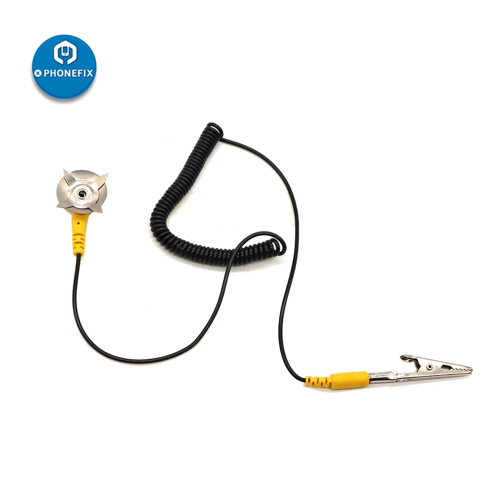Антистатический браслет PHONEFIX для ремонта мобильных телефонов с кабелем ESD