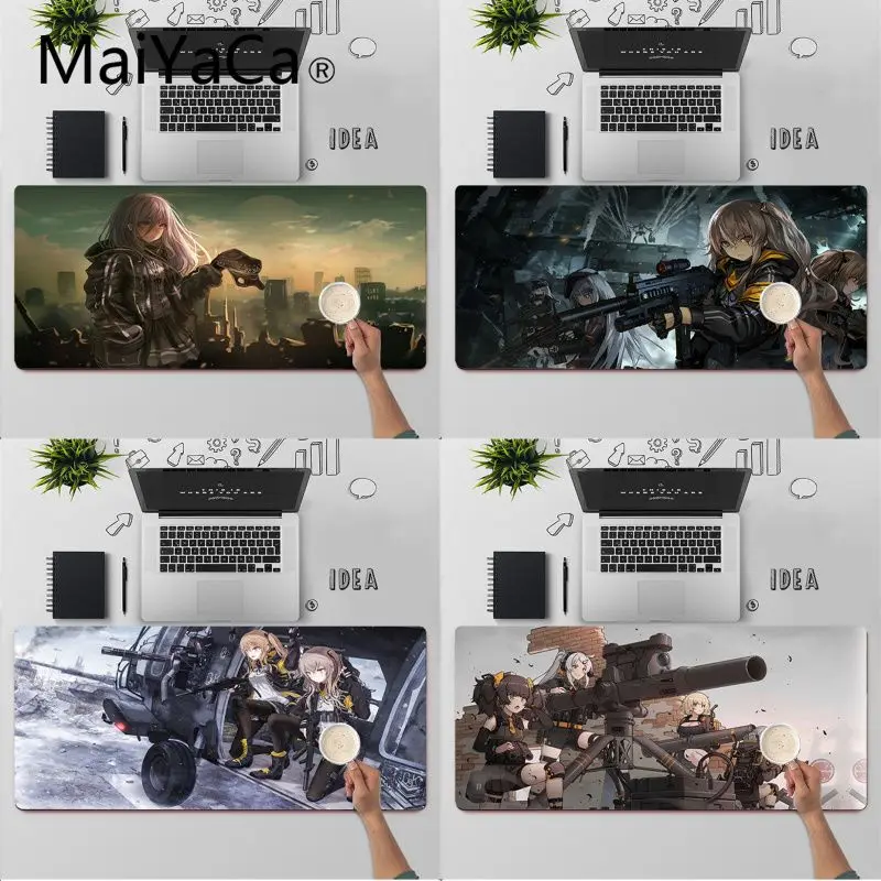 Игровой коврик для мыши MaiYaCa с резиновым покрытием девочек размер xl xxl 800x300