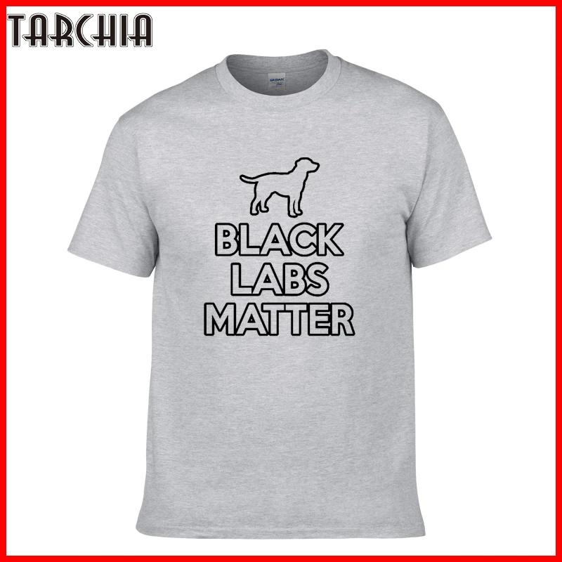 

TARCHIA New Arrive Fashion t-shirt Black Labs Matter Cotton Tops Tees Men Short Sleeve Boy Casual Homme Tshirt T Plus