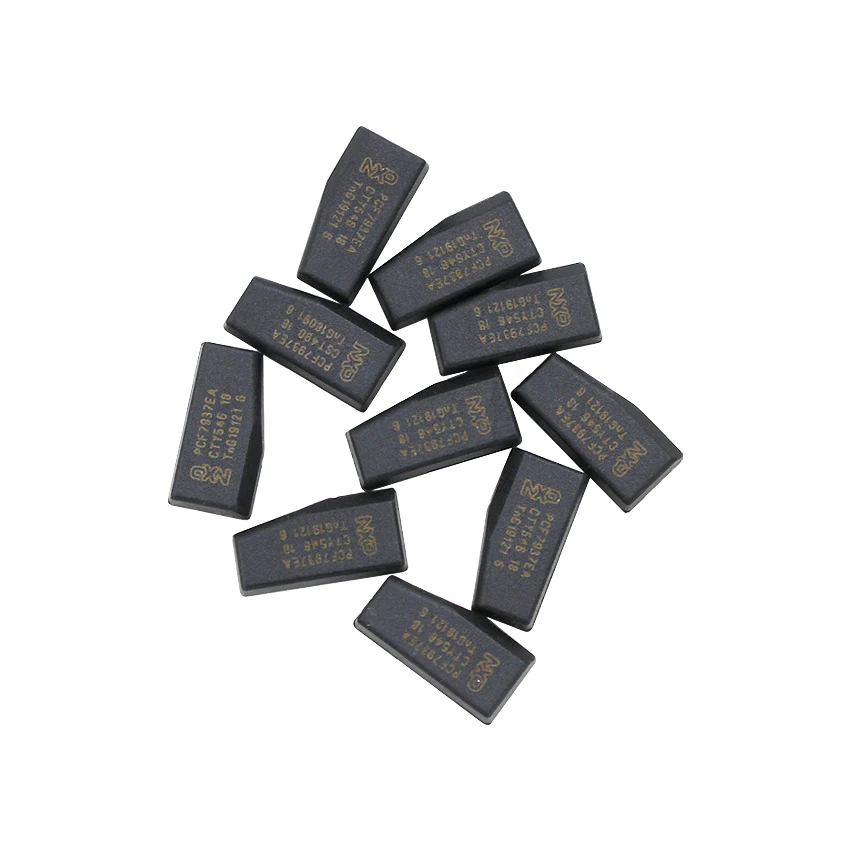 Заготовка ключа замка зажигания автомобиля чипы ID46 PCF7937EA карбоновый