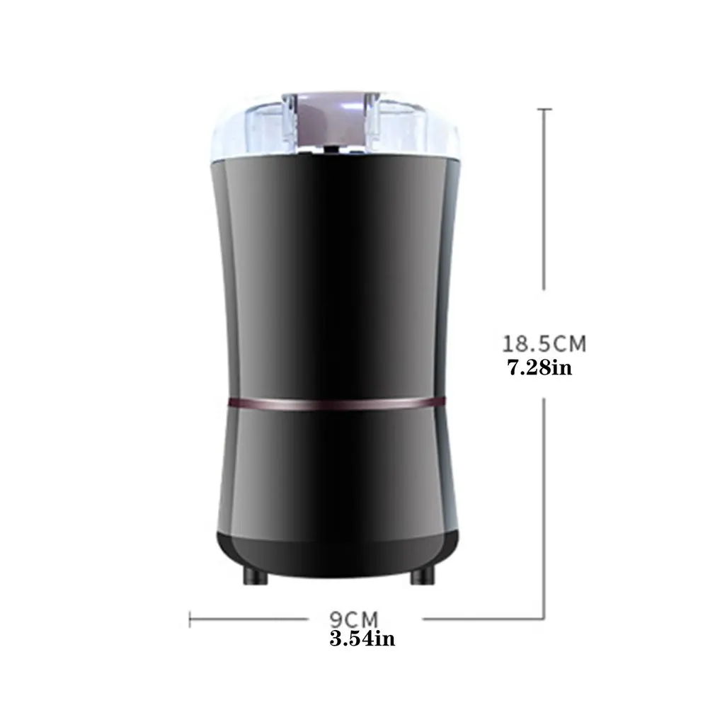 

Household Electric Stainless Steel Coffee Grinder Multi-function Electric Grinder Safety Lock + Overheating Protection
