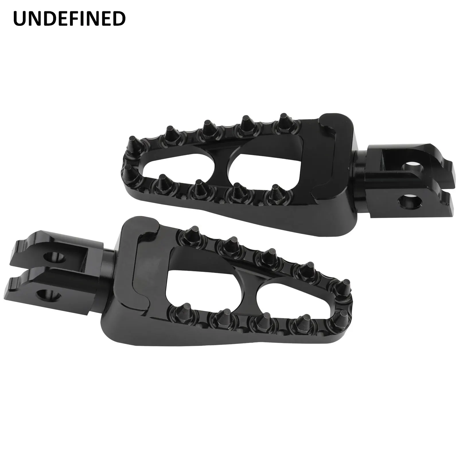 Широкие колышки для ног MX мотоциклетные черная подножка с шипами Harley Softail FatBoy